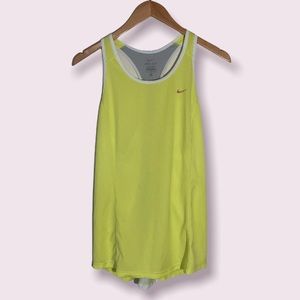 🌺Nike Dri-Fit Racerback Neon Tank Top